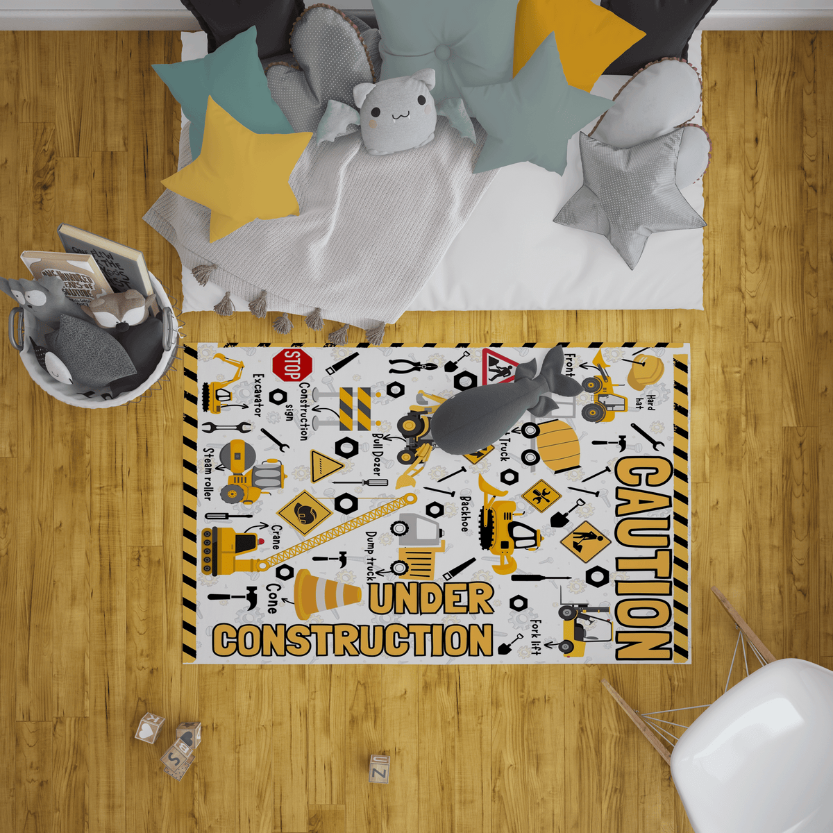 Under Construction Play Mat