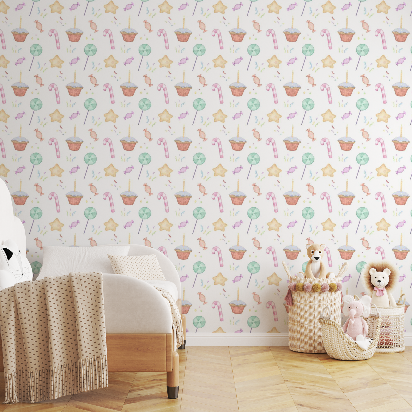 Cupcake & Candy Wall Paper