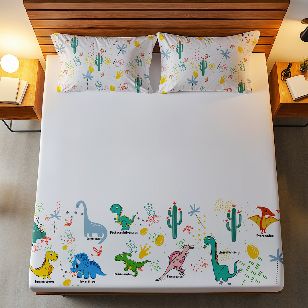 Dino Bed Sheet