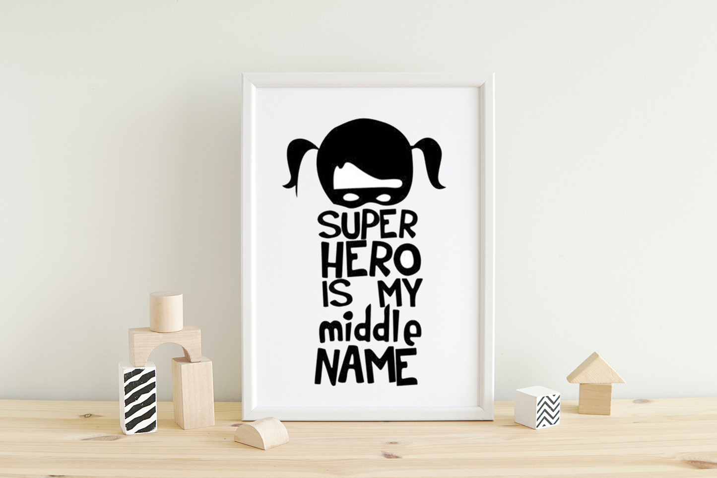 Super Girl Wall Art