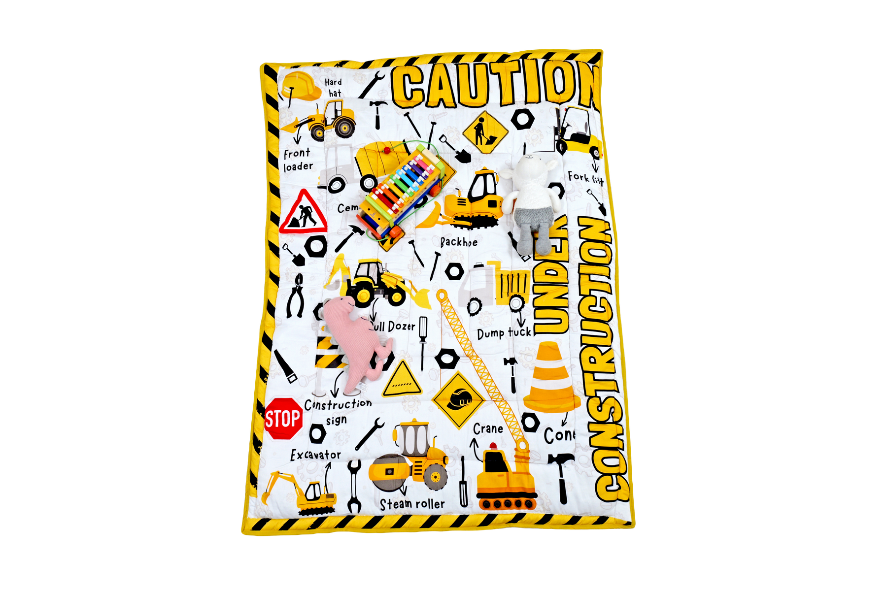 Under Construction Play Mat