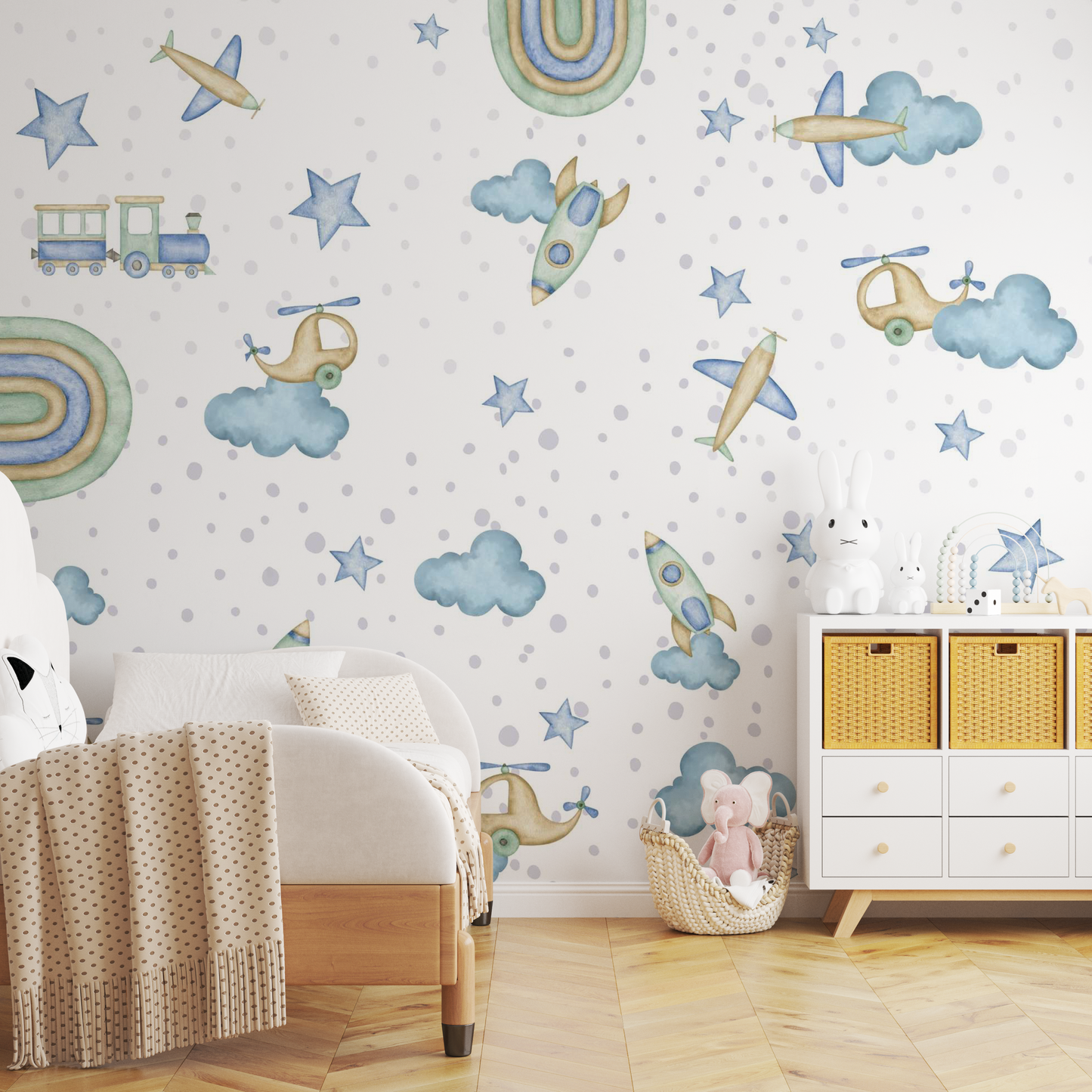 Plane & Helicopter Wall Paper