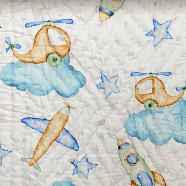 Airplane Cloud Quilt