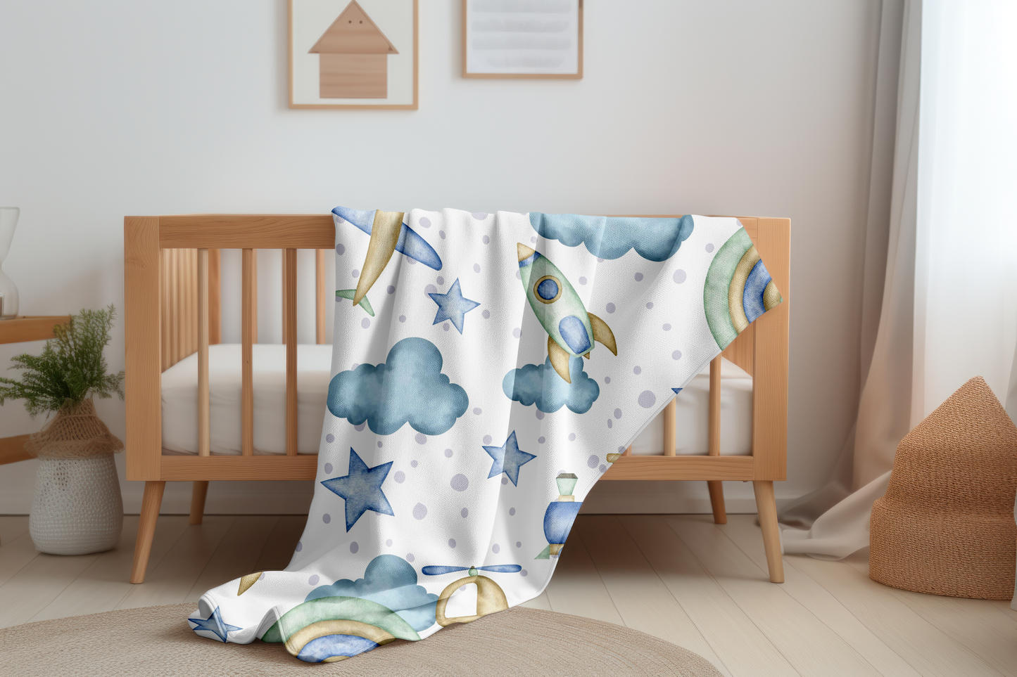 Airplane Cloud Quilt