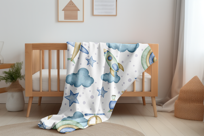 Airplane Cloud Quilt