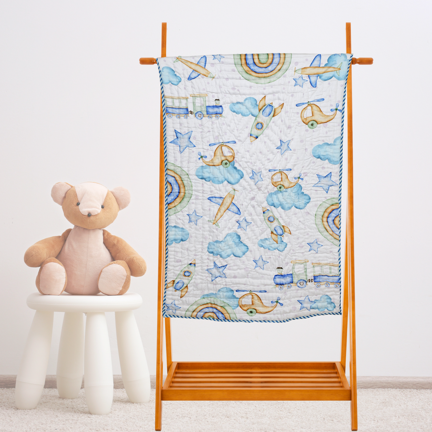 Airplane Cloud Quilt