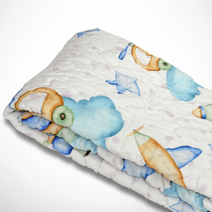 Airplane Cloud Quilt
