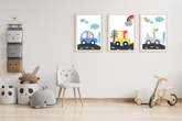 Dino Car Wall Art