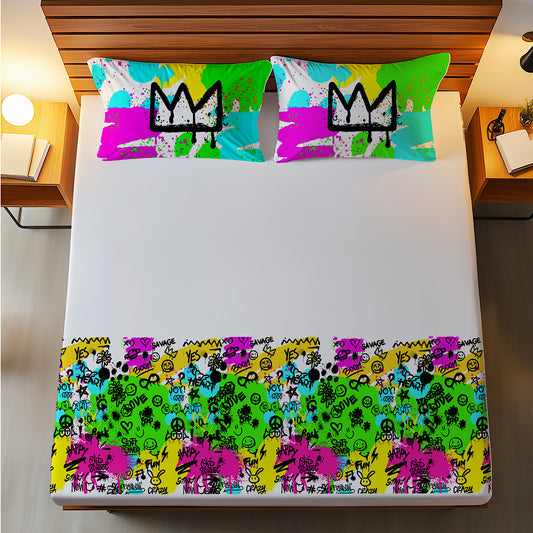 Graffiti Bed Sheet