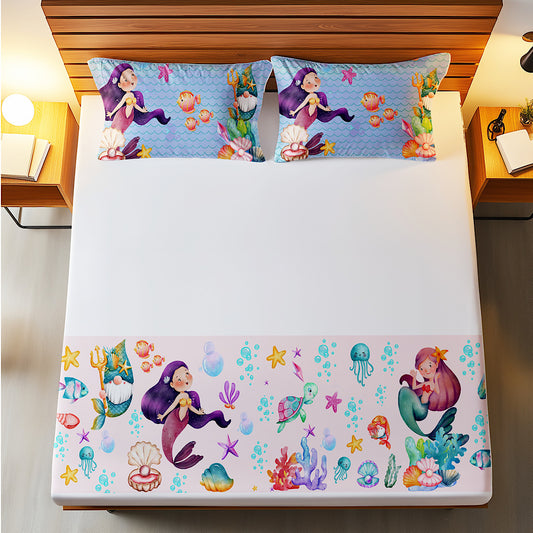 Mermaid Dreams  Bed Sheet