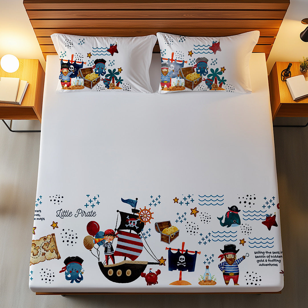 Pirate Bed Sheet