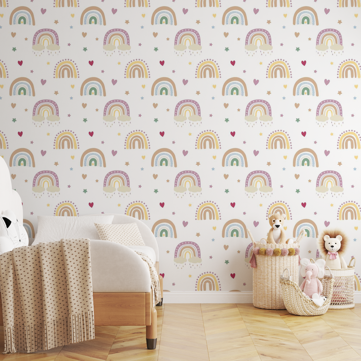 Rainbow  Wall Paper